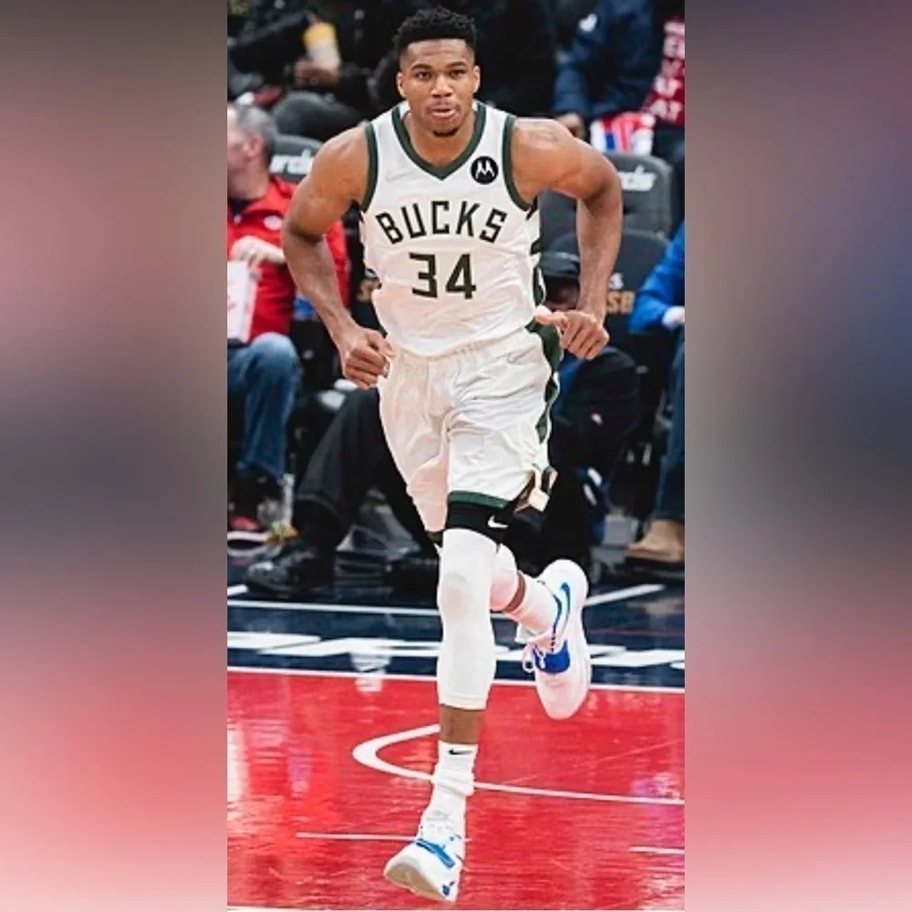 Giannis Antetokounmpo Milwaukee Bucks New Nike Basketball Jersey